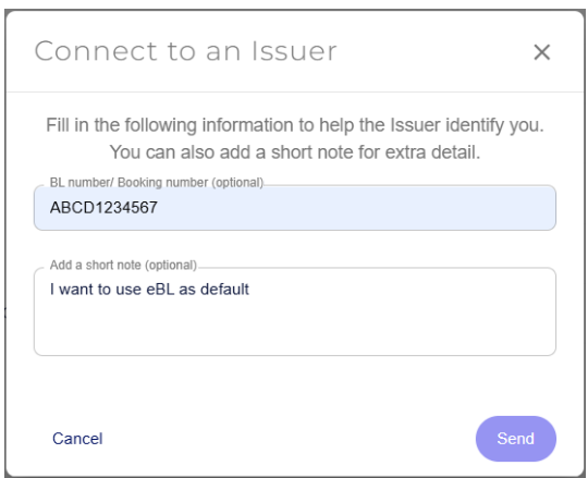 Connect with your Issuers