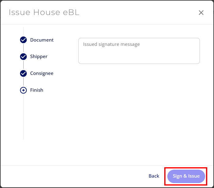 Issue a House eBL with your agent as the Surrenderee When the Consignee ...